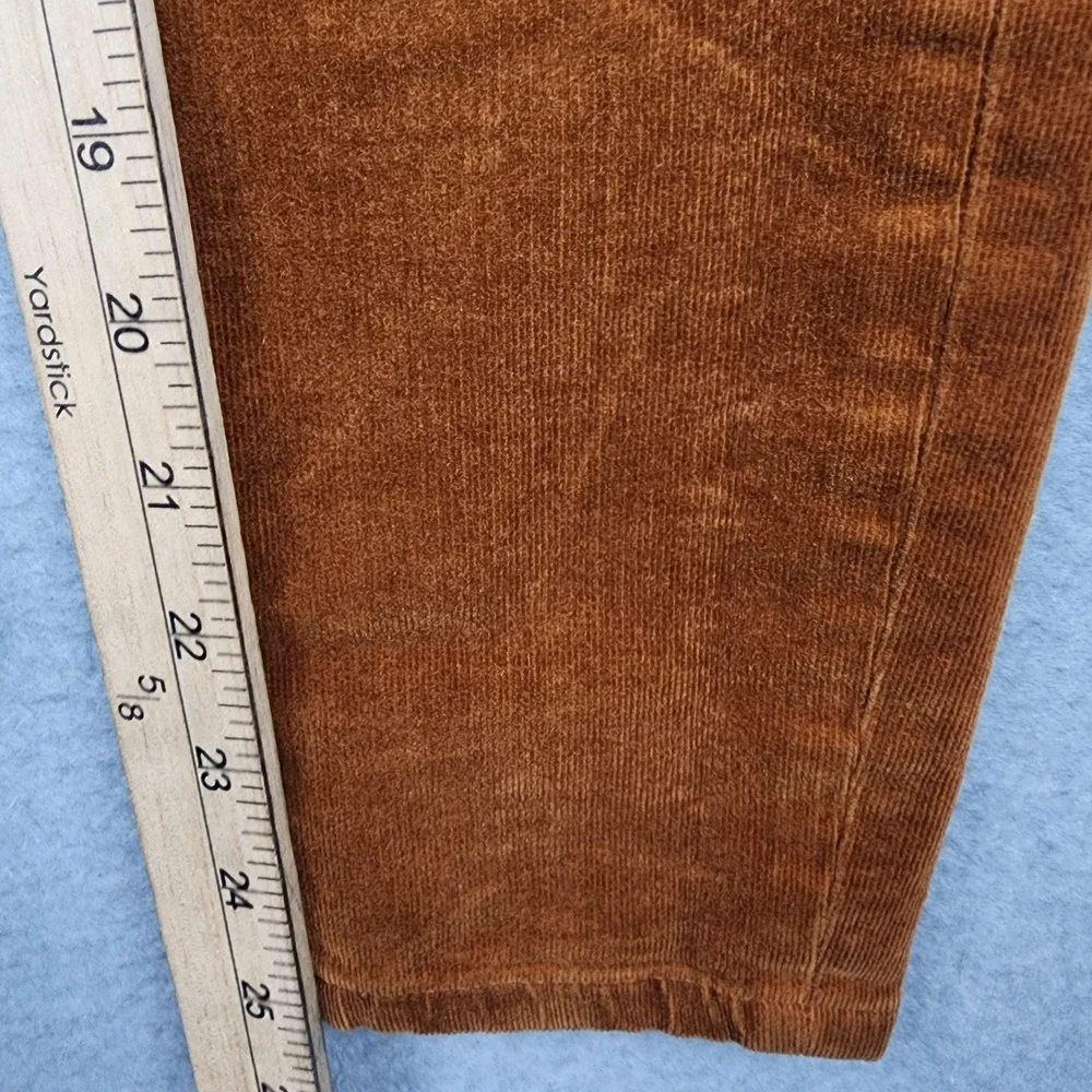 Pilcro Pants Womens 25 Brown Corduroy Skinny Ankle Stretch Casual 5 Pocket Chino